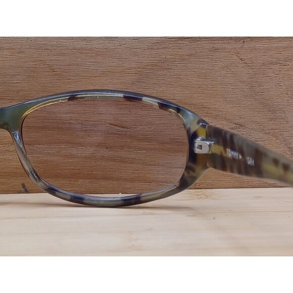 Tommy Hilfiger Vintage TH7001 Black Tortoise Oval Eyeglasses Frames - Picture 8 of 12